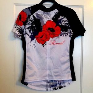 PRIMAL WEAR “Poppies” - NWOT Women’s Cycling Jersey | Large